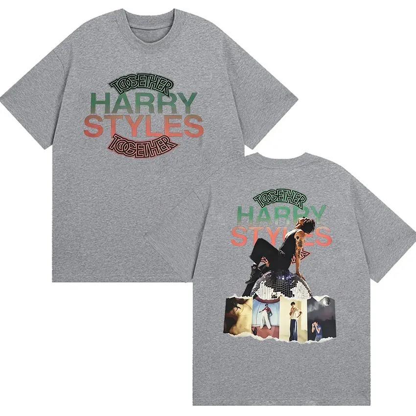 Hip-hop Loose Clothing Tees Harry Styles Together Album 2026 Graphic T Shirts Unisex Vintage Fashion Cotton Short Sleeve T-shirt