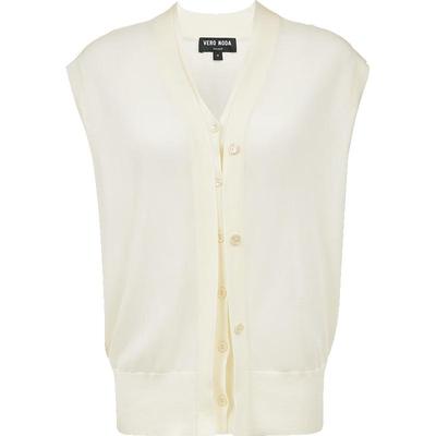 2025 Summer Sleeveless V-Neck Knit Top