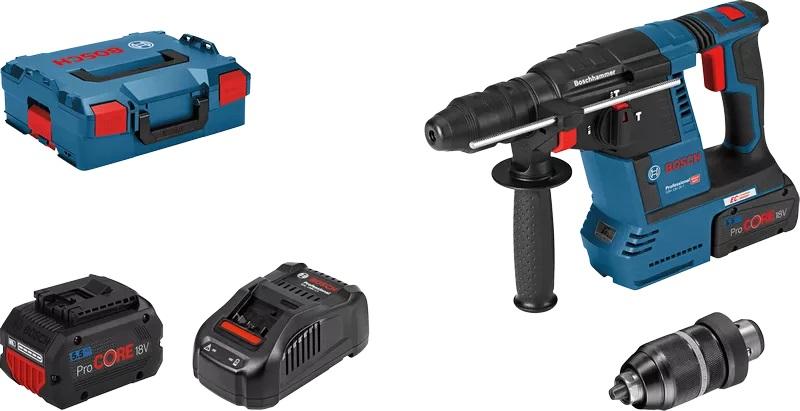 Rotary Hammer Gbh 18V-26 F 2.6J 2*5.5Ah L-Boxx - B 61191000F