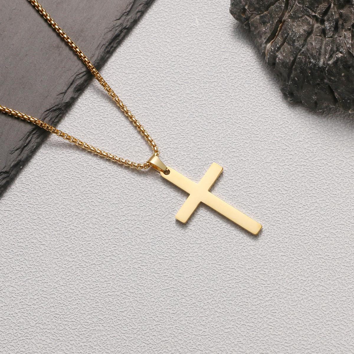 

Європейське та американське намисто з кулоном із титанової сталі – прості, ретро, ​​невицвітаючі ювелірні вироби