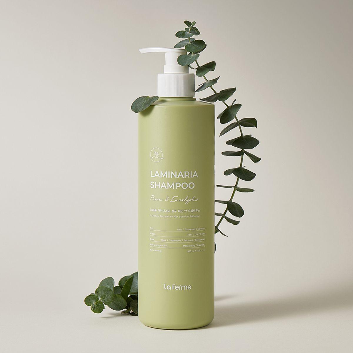 Laminaria Shampoo Pine & Eucalyptus 500ml + Free Gift Set of 6 Sachets