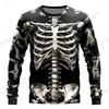 2026 Nieuw Schedel Mannen Grafisch Skelet Lange Mouwen T-shirt Halloween 3D Print T-shirt Mannen Vrouwen Mode Hip Hop Harajuku Tops T-shirts