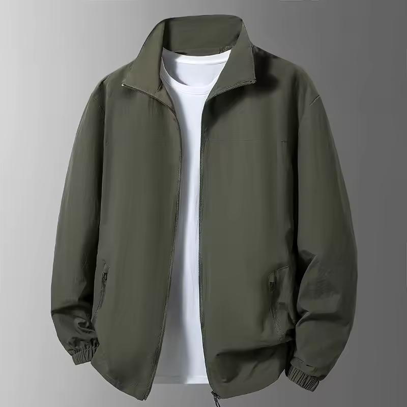 Jacket Men Spring Autumn Coats Male Clothing Jacket Wearing Men Jacket Casual Outwear Waterproof Plus Size