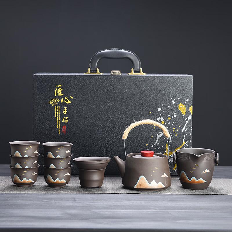 Nufeng Purple Clay Gaiwan Gongfu Tea Set