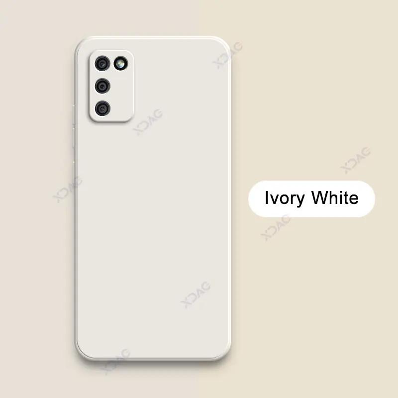 Square Liquid Silicone Phone Case for Samsung Galaxy A02S F02S M02S 360 Soft Back Cover SamsungA02S SamsungF02S SamsungM02S Bags