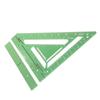 Rafter Square Tool Aluminum Alloy Woodworking Square Ruler with Jig Block Fixing Screw for Carpenter