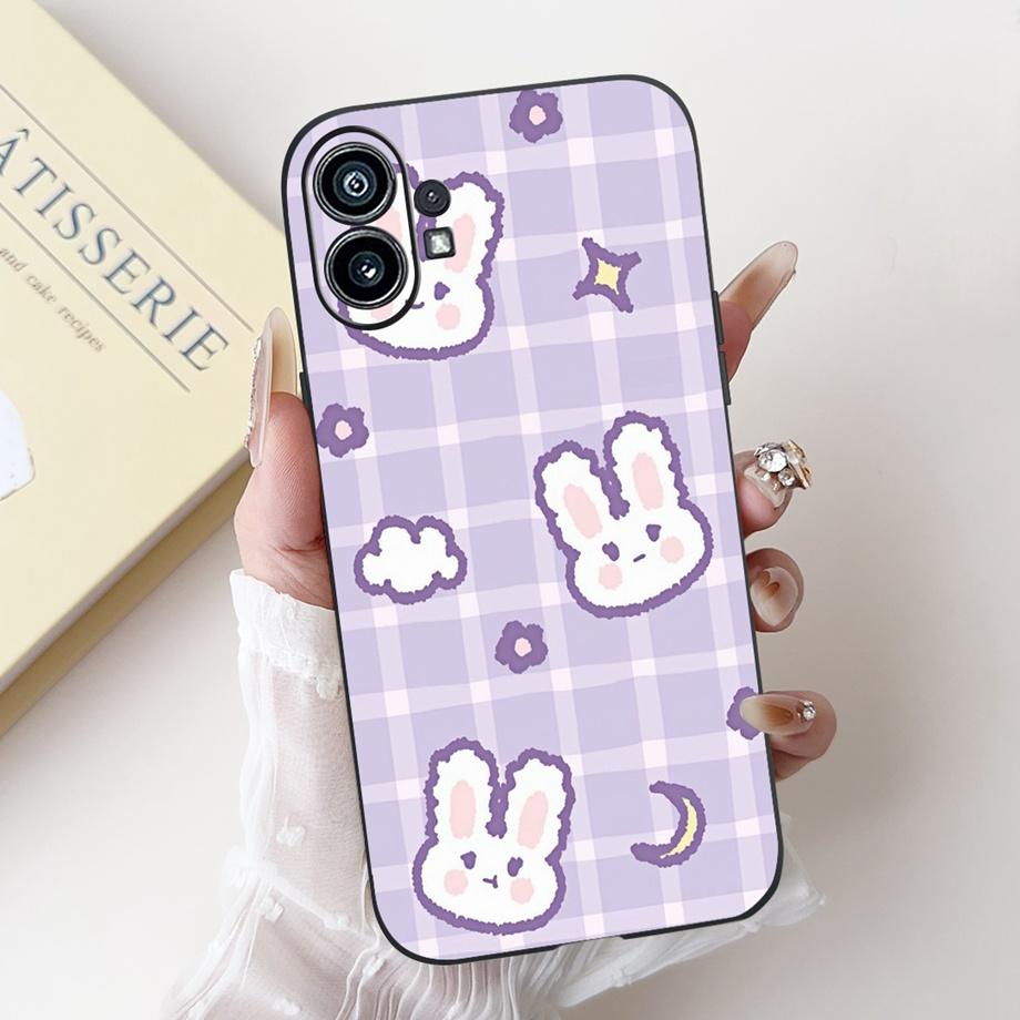 Butterfly Flower Landscape Marble Cartoon Cover For Nothing Phone 1 2 2a 3a Pro Case Phone (2a) (3a) Pro Capa Silicone Funda