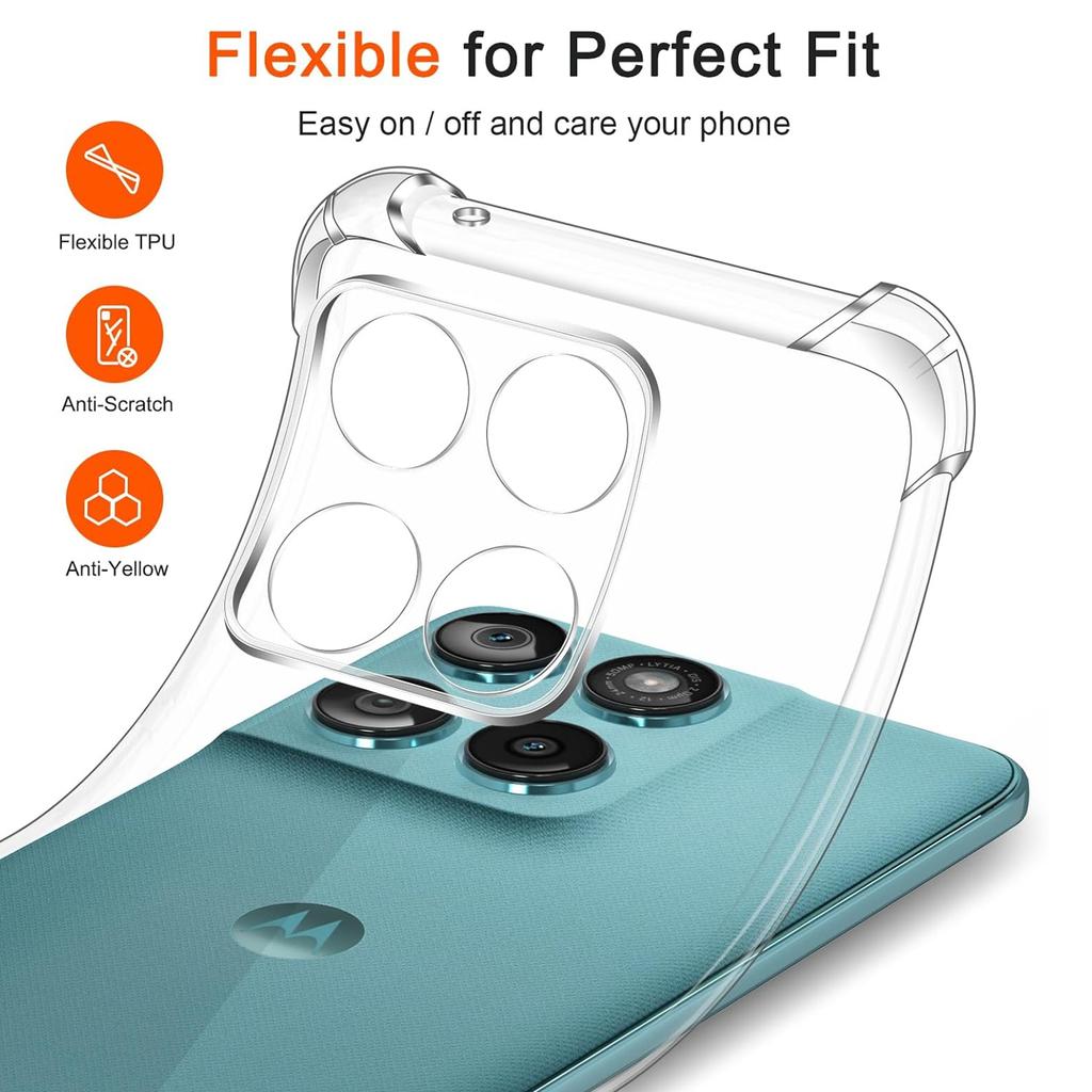 Four Corners Shockproof Airbag TPU Case for Motorola Moto G56 G86 Power 5G Protective Cover Frame Capa Fundas Coque