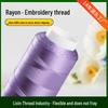 Rayon Embroidery Thread for Textiles: 1600 Colors for Home, Clothing, and Industrial Use