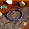 Adjustable Bohemian Lapis Lazuli Braided Bracelet – Natural Healing Gemstone, Calming Unisex Daily Gift