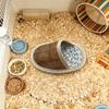 Slipper Shape Hamster Cool Nest Breathable Wear Resistant Hamster Slipper Nest Weave Scratch Resistant Small Pet Bed Pet Resting