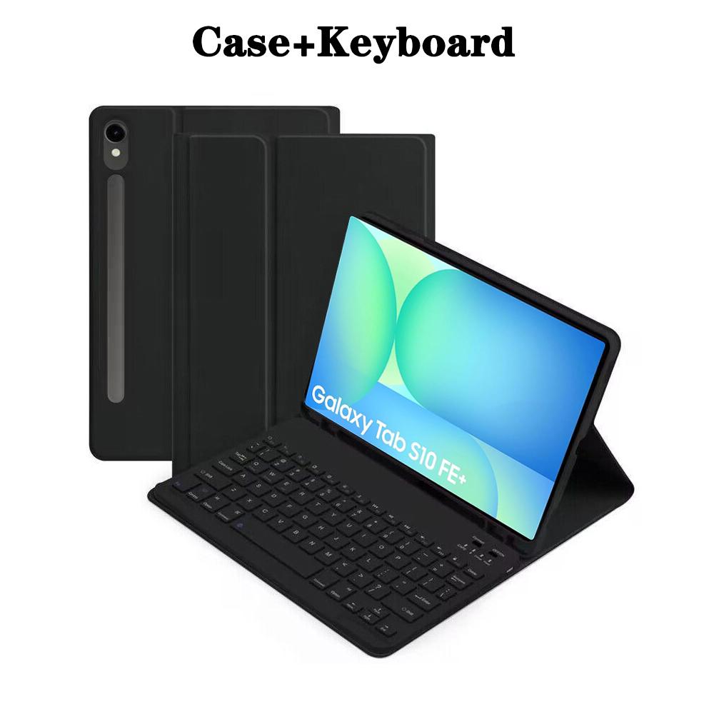 Étui pour Samsung Galaxy Tab S10 FE Plus 13,1 pouces, Housse avec Clavier Amovible pour Tablette Tab S10 FE+ 13,1 Pouces Funda German