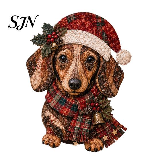 Unique Festive Home Decor Christmas DIY Patchwork Kit, Halloween Witch Hat Sewing Xmas Handmade Holiday Decoration Craft Animal Fabric Kit for