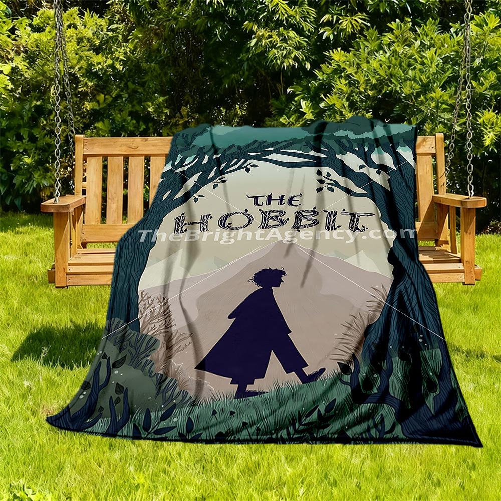 

1PC The Hobbit Outdoor Blanket Lightweight Flannel, Soft & Warm, All-Season Use for Sofa, Outdoor002 130x150cm