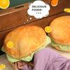 Plush Realistic Burger Pillow Simulation Burger Simulation Burger Plush Pillow  Children Toys