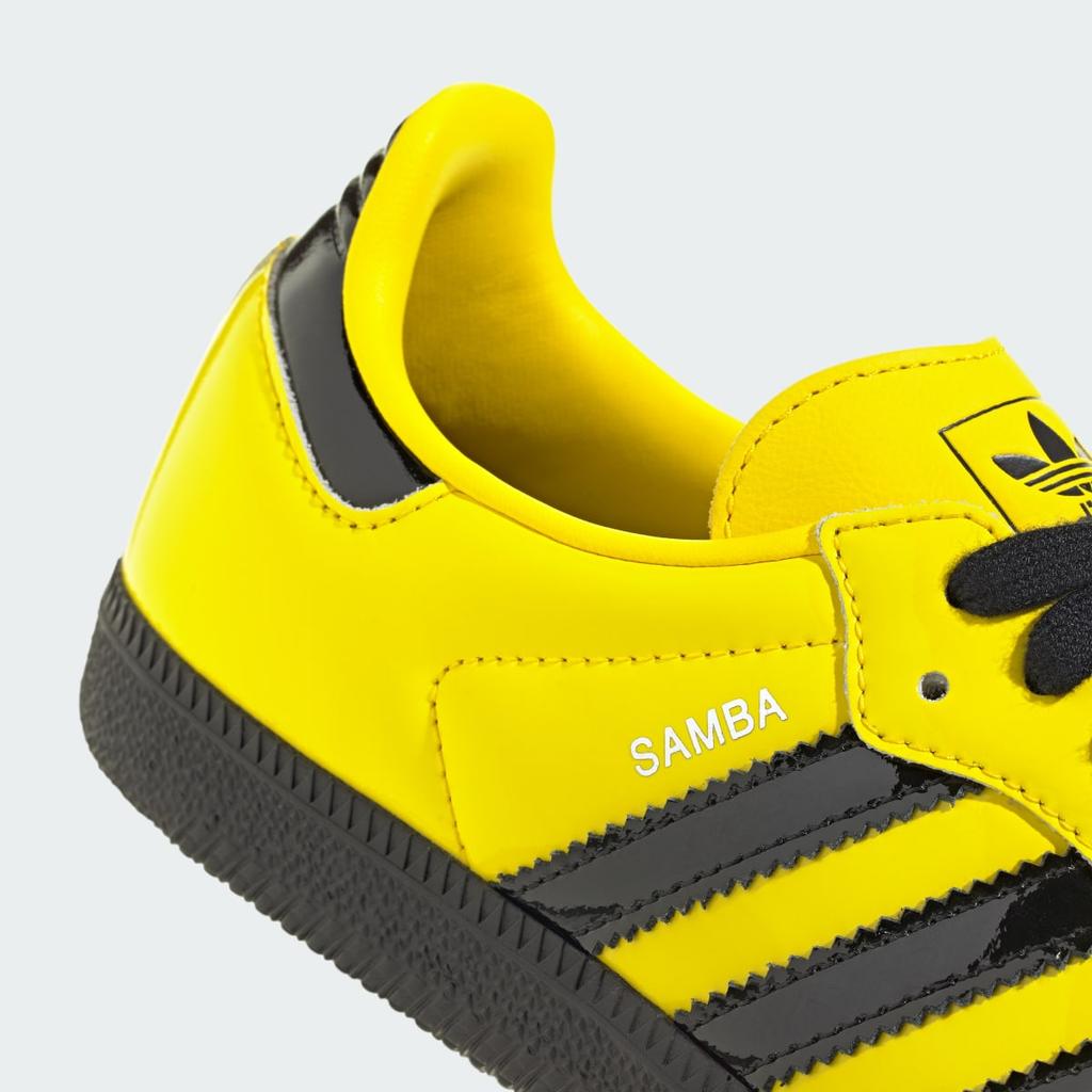 adidas Samba OG JR8749 Unisex Originals Sneakers Yellow / Core Black / Silver Metallic