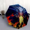 1pc Dragon Fire Breath Folding Umbrella | Elegant Design, Fashionable Accessory, Durable Construction, Sturdy Ribs Yy251107095