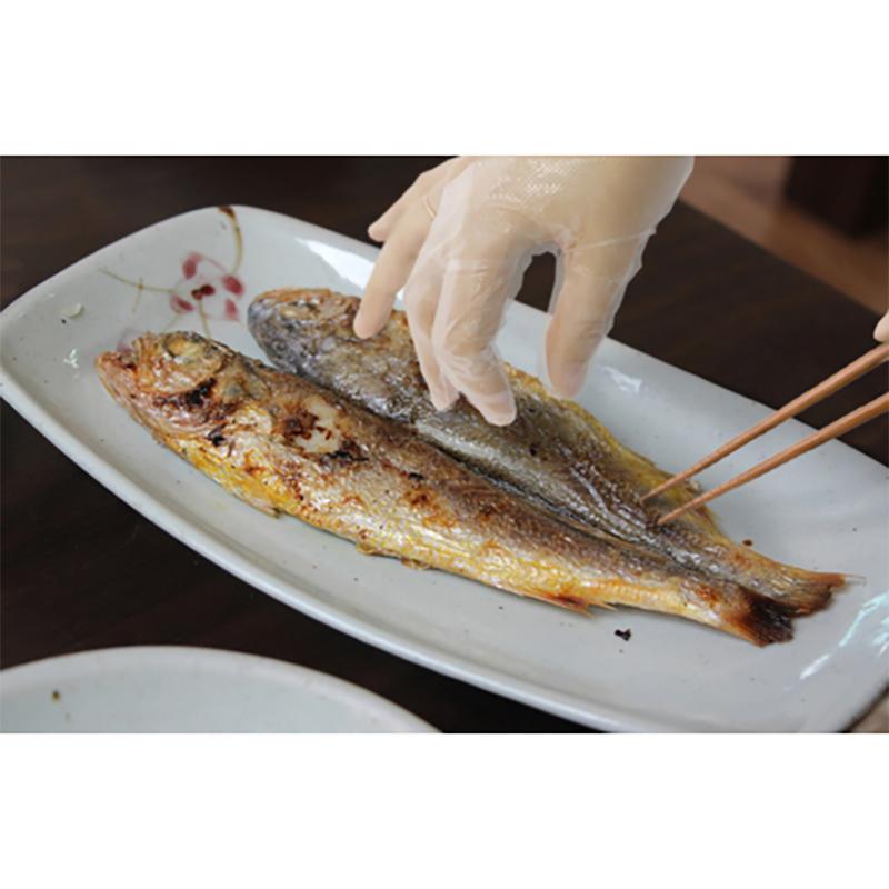 Bebesom Jednorázové plastové rukavice se třemi prsty – Hygienické rukavice do kuchyně a pro péči o dítě, Korejské