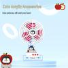 2026 Cartoon USB Rechargeable Desktop Fan - Portable Summer Electric Fan Gift