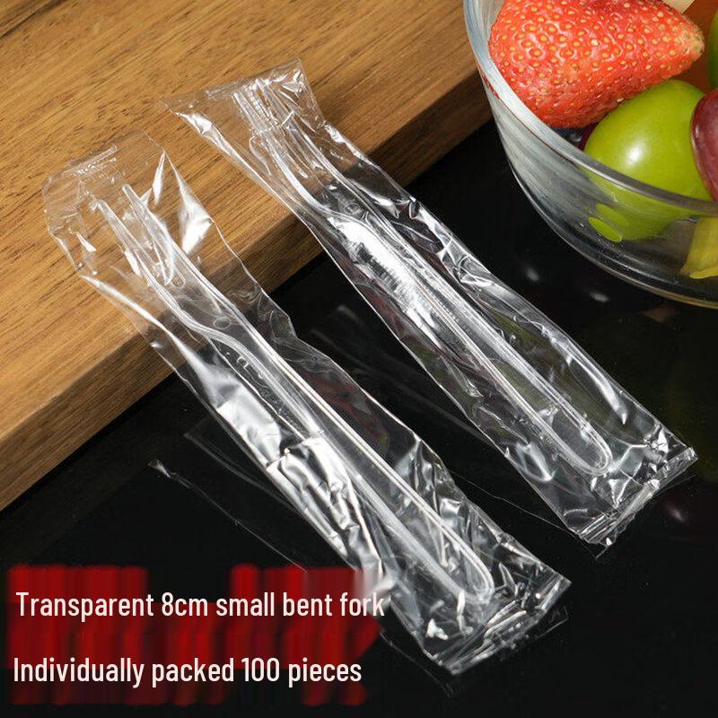 ZISIZ Thickened Disposable Fruit Forks