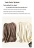 Women's 100% Wool Round Neck Sweater - Autumn/Winter Style, Long Sleeve, Loose Fit, Versatile Short Knit Base Layer