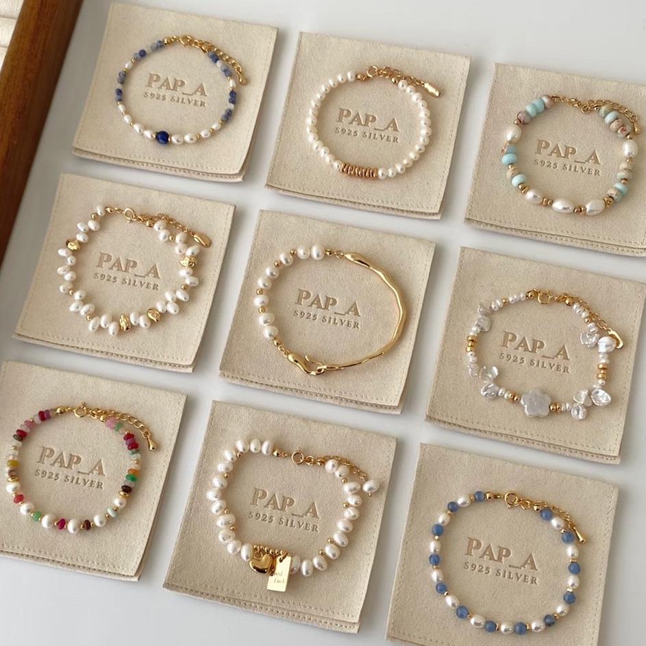 Elegant Crystal Flower Pearl Bracelet - Light Luxury Whitening Jewelry