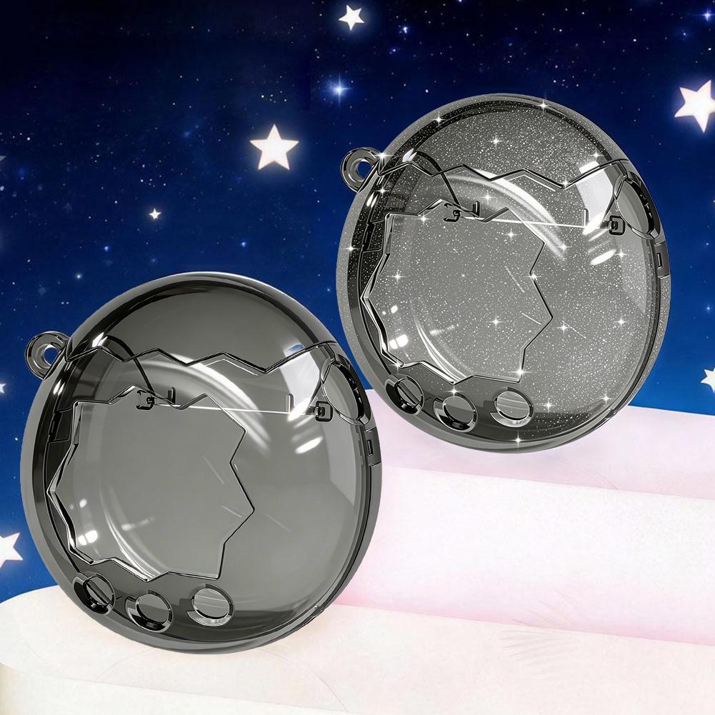 Clear Protective Case For Tamagotchi Paradise HD Transparent/Glitter Shell Cover, Shockproof Scratch-Resistant Protector