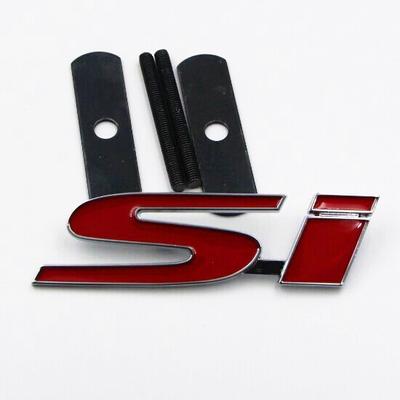 Červená kovová SI přední kapota Odznak mřížky Car-Styling pro občanský soulad fit crv hv jazz car Grill Emblem příslušenství