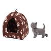 Comfortable Folding Pet House Kennel Dog Cat Bed Cave Tent