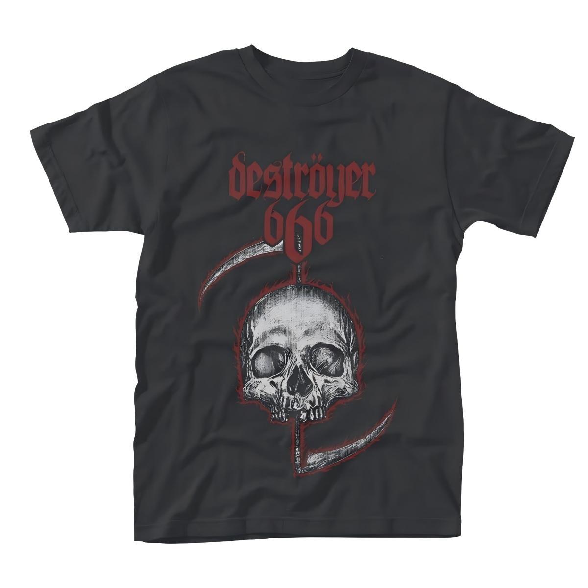 Destroyer 666 Skull T-Shirt 3XL