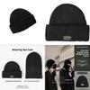 Knitted Winter Mens Hat With Windproof And Thermal Features For Cold Weather Wear