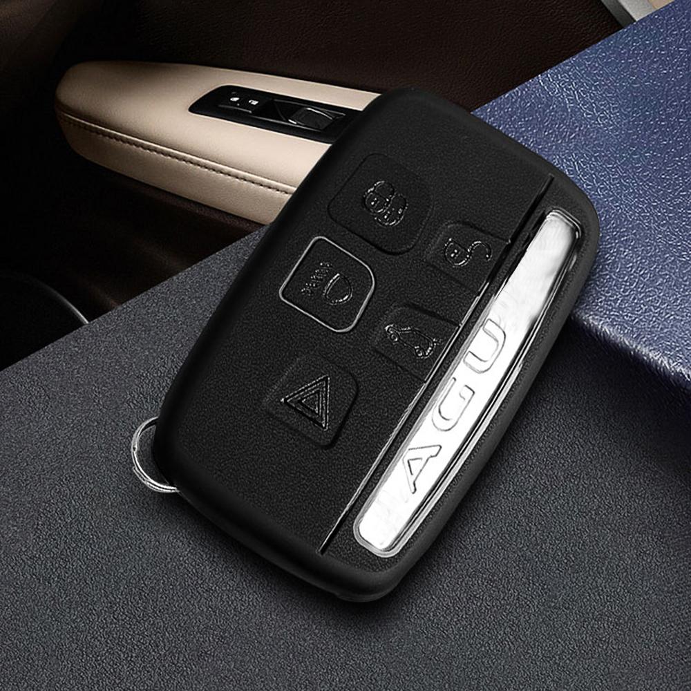 5Button Remote Key Fob Shell Case For Land Rove Range Rover 2022 Rove R Sport LR4 Evoque Freelander FOR Jaguar XE E-Pace Caps NN70
