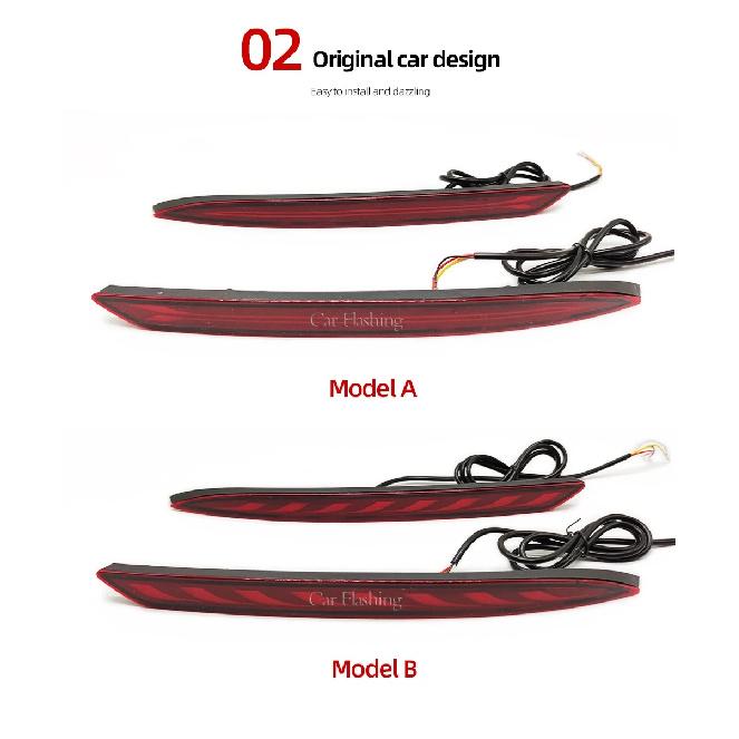 For Geely Coolray Proton X50 2018 2019 2020 2021 LED Rear Bumper Reflector Light Car Turn Signal Tail Light Brake Warning Lamp