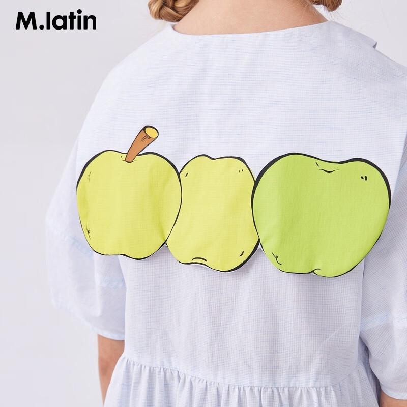 M.Latin Girls' Bubble Sleeve Doll Dress