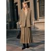 ELLE Women's Herringbone Wool Blend Blazer