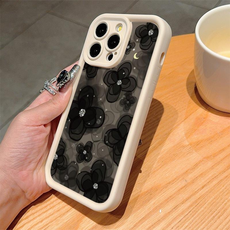 Camellia for iPhone13 Apple 14promax Mobile Phone Case 12 Creative 11 Personality 15plus Soft Case 16