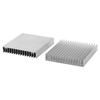 Uxcell Aluminum Heatsink, Heat Dissipation, 100mm X 100mm X 18mm, 2-Pack
