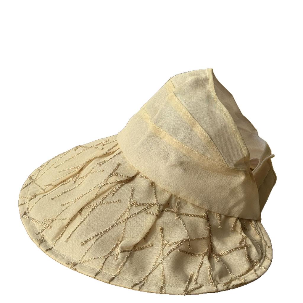 Spring and summer sun protection hat for women, UV protection sun hat with large brim, suitable for cycling, women's face-covering large brim