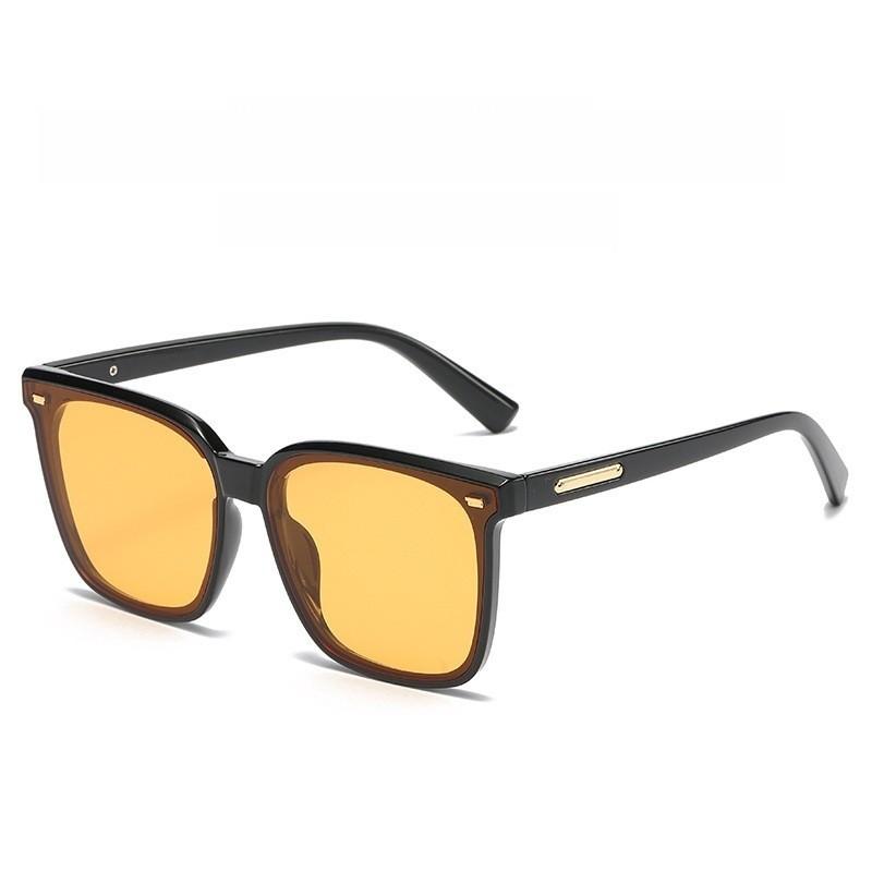Retro Square Eyewear With Uv400 Protection For Fashion Street Style And Casual Wear