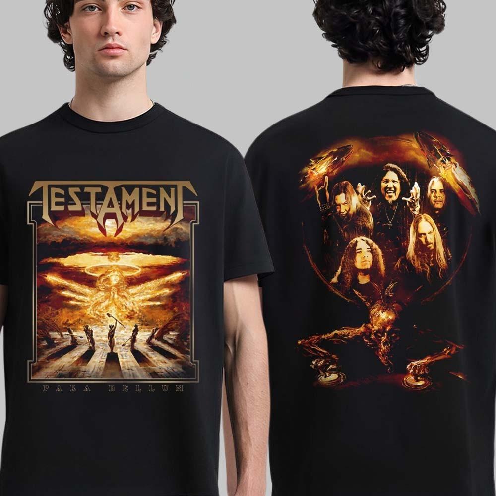 Testament Para Bellum Album Merch Album Cover With Band Unisex T-Shirt XL