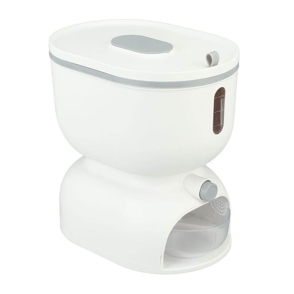 Drucktyp Reisbehälter ABS und PP Auslaufsicherheit Skala Visualisierung Druck Reisbehälter Behälter für Reiskörner Getreide