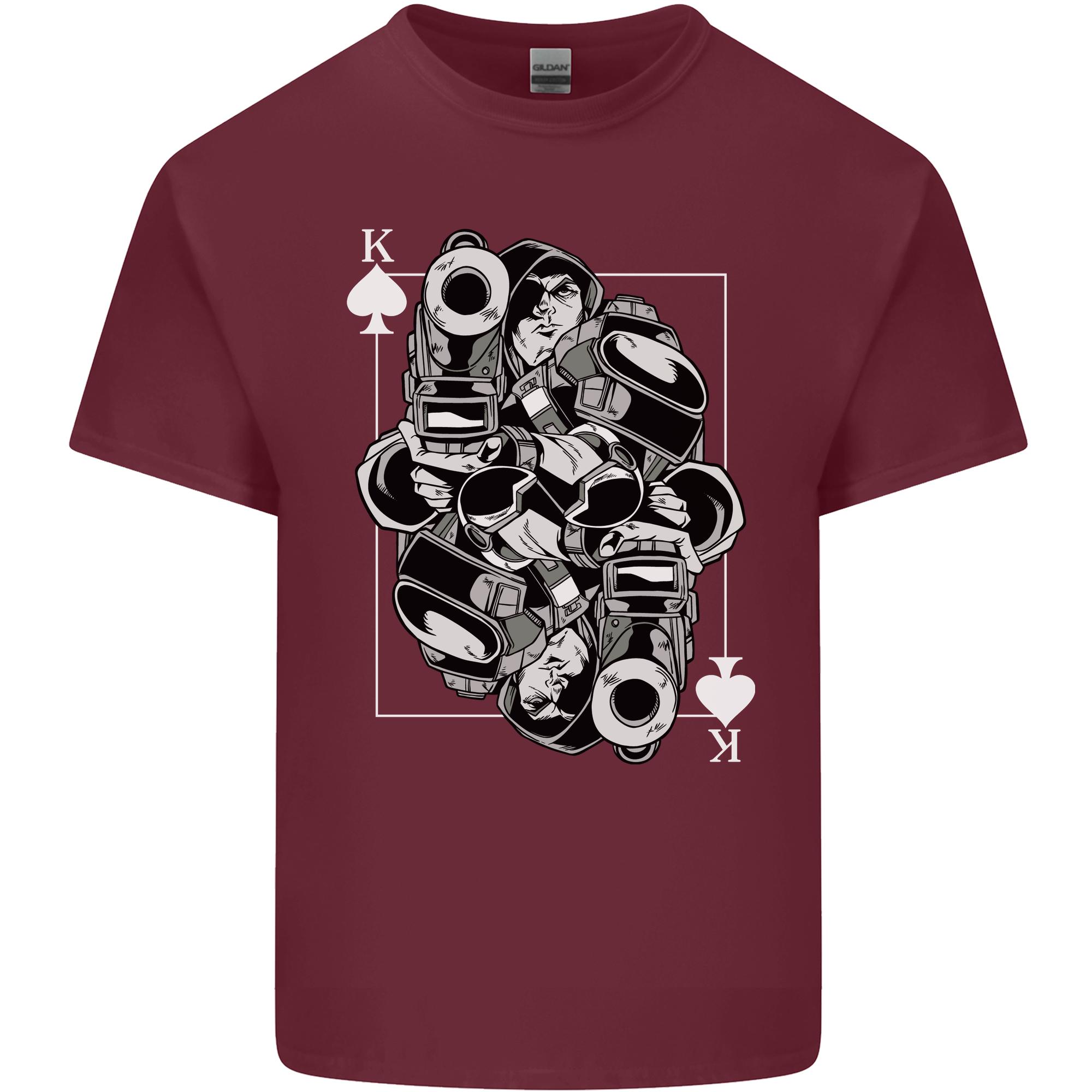 Sniper Playing Card Military Army Elite Unisexs Light Cotton TShirt S