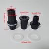 20~32mm Black Aquarium Connector PVC Waterproof Pipe Butt Fish Tank Straight Fitting Joint Fish Tank Tool Accessories IBC S60