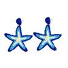 Beach Vintage Styles Starfish Earrings Portable Geometric Dangle Earrings for Trendy Women Party Fashion Accessories