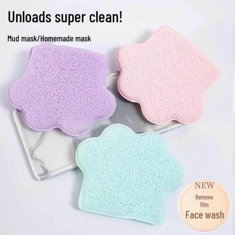 Cat Paw Cleansing Sponge & Mud Mask Remover – Newcomers Save ¥5!