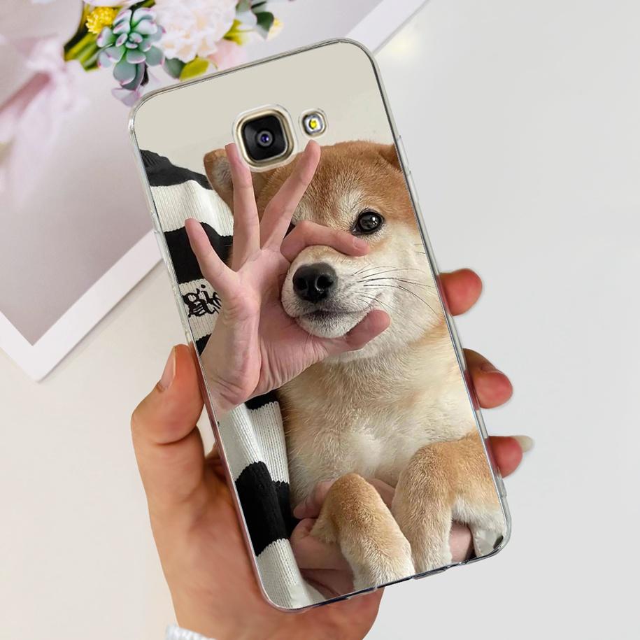For Samsung Galaxy A3 2016 Case A310F Popular Flower Transparent Silicone Phone Back Cover For Samsung A3 2017 A320F A320Y Funda