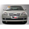 Chery A5 Front Headlight Assembly with Manual/Electric Adjustment - White/Yellow Edge