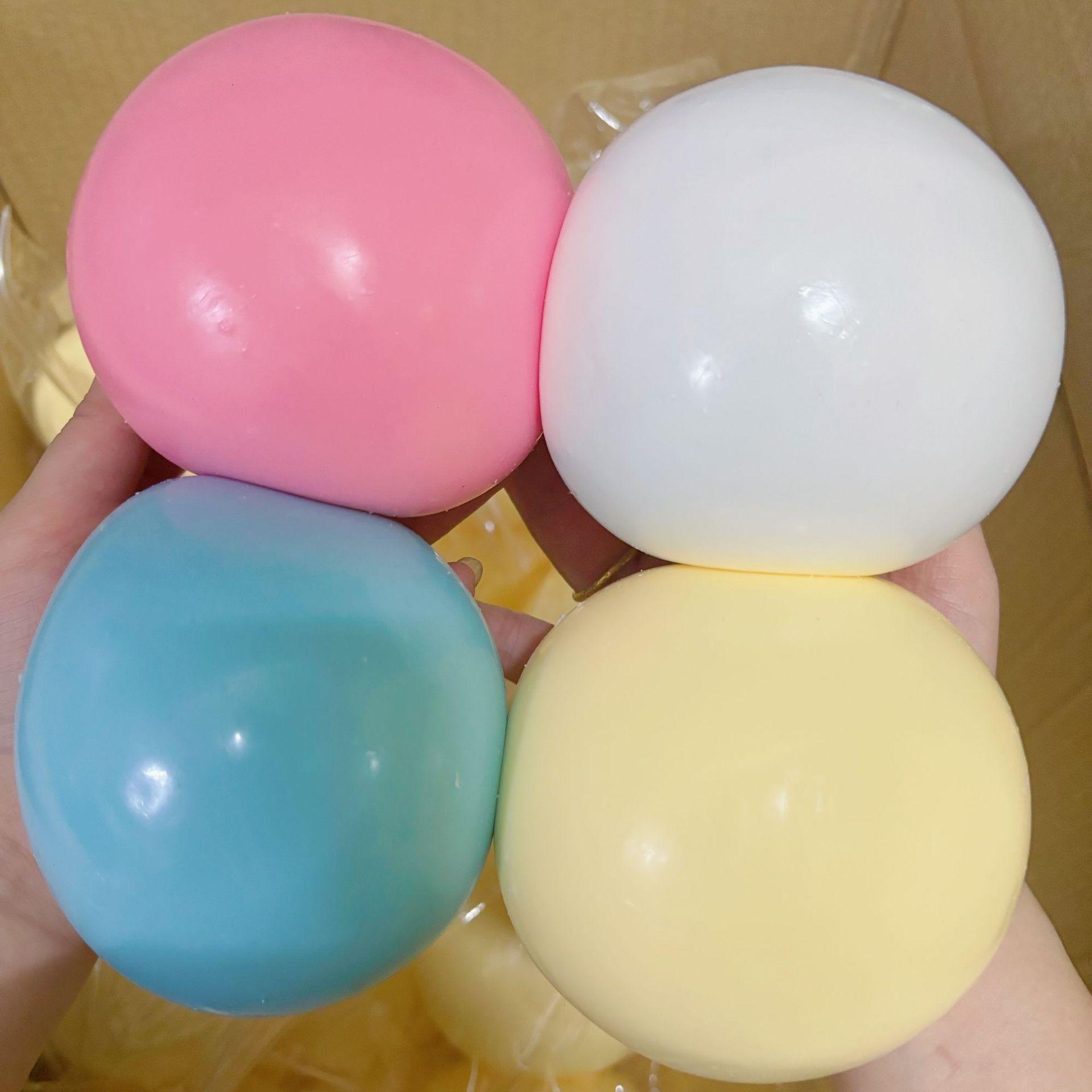Stressverlichtende Squishy Bal, Zacht Anti-Angst ADHD Sensorisch Fidget Speelgoed, Duurzaam Wasbare Knijp Stressbal voor Volwassenen Kinderen