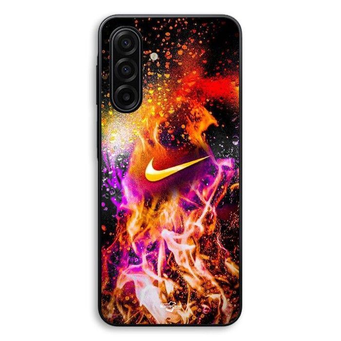 Cover Per Samsung Galaxy A17 Nike pittura colorata Maniacase nero