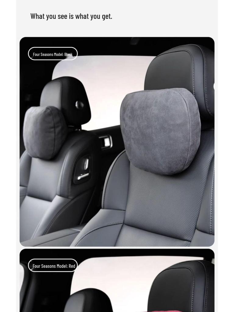 All-Series Mercedes-Benz, Maybach & Tesla Headrest Neck Pillow & Lumbar Support Cushion